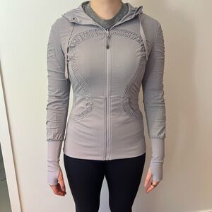 Gray/Lavender LULULEMON Zip-Up Athletic Jacket NEVER WORN
